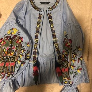 Zara Open Blouse/Jacket